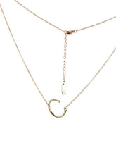Load image into Gallery viewer, Initial Letter Necklace (gold and silver options)