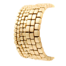 Load image into Gallery viewer, Seven-layer metal bead stretch bracelet (8 color options)