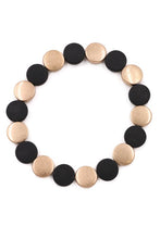 Load image into Gallery viewer, Metallic stretch disc bracelet (5 color options)