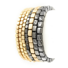 Load image into Gallery viewer, Seven-layer metal bead stretch bracelet (8 color options)