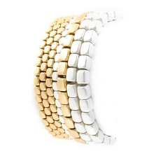 Load image into Gallery viewer, Seven-layer metal bead stretch bracelet (8 color options)