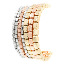 Load image into Gallery viewer, Seven-layer metal bead stretch bracelet (8 color options)