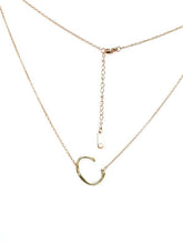 Load image into Gallery viewer, Initial Letter Necklace (gold and silver options)
