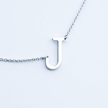 Load image into Gallery viewer, Initial Letter Necklace (gold and silver options)
