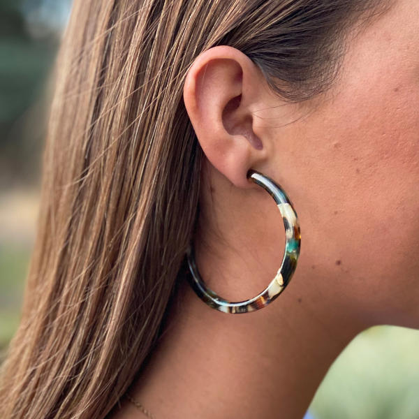 Lightweight on sale hoop earrings